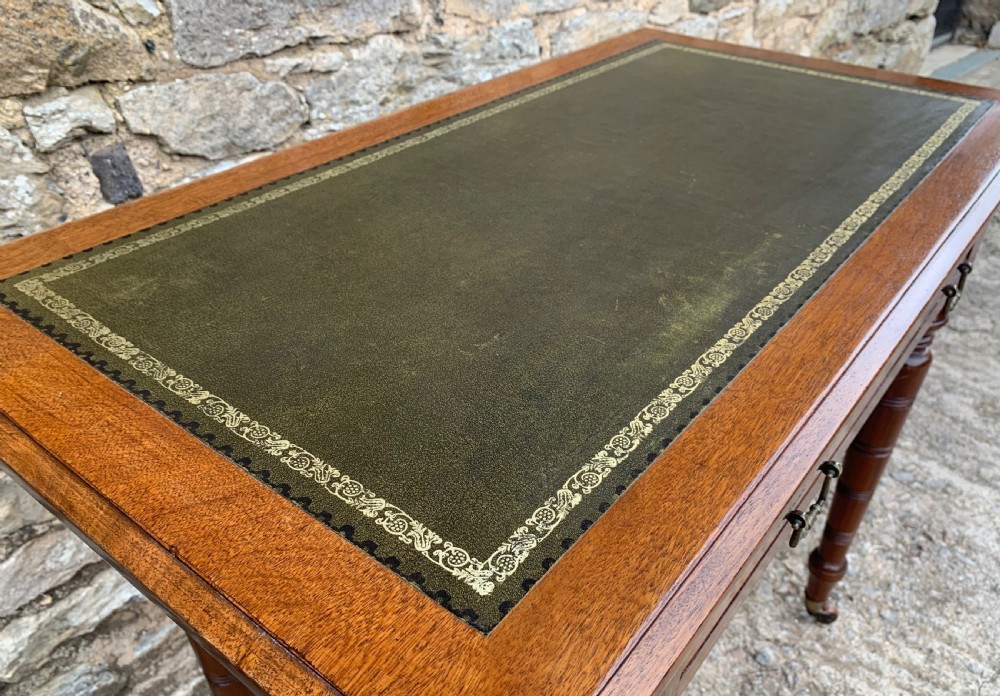 Antique Victorian Walnut Writing Desk View II