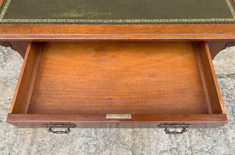 Antique Victorian Walnut Writing Desk View VII