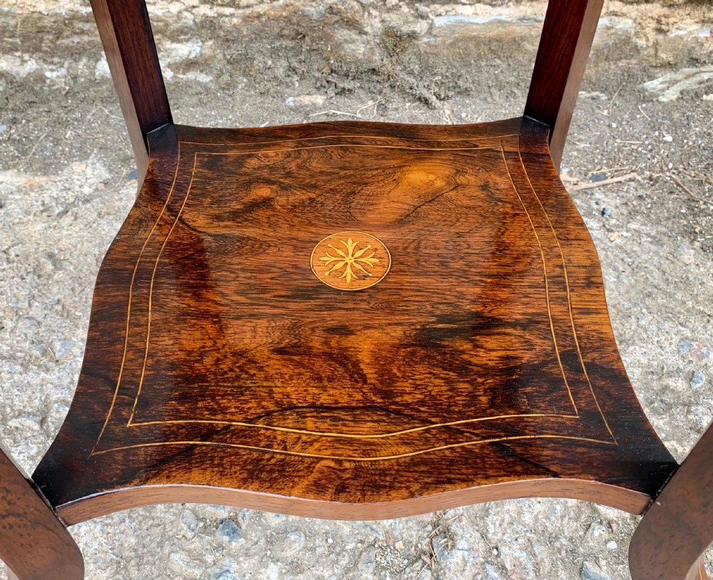 Antique Rosewood Inlaid Occasional Table View II