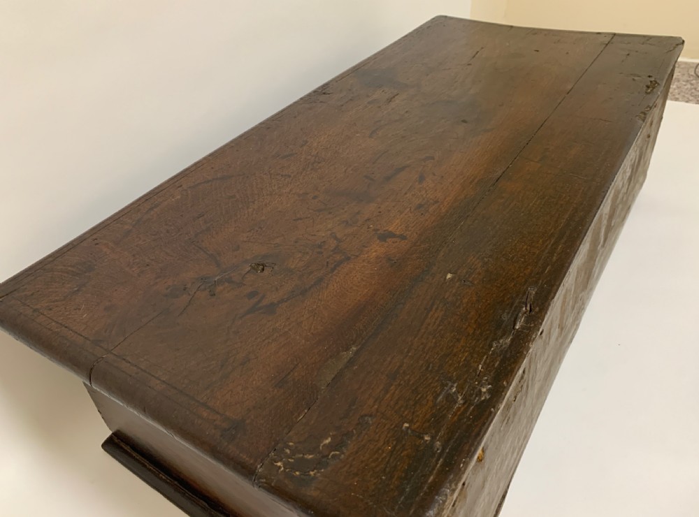 Antique 18th Century Oak Bible Box View XVIII