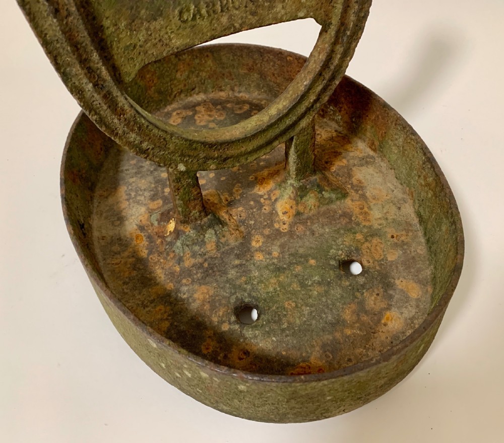 Victorian Cast Iron Boot Scraper by Carron View XI