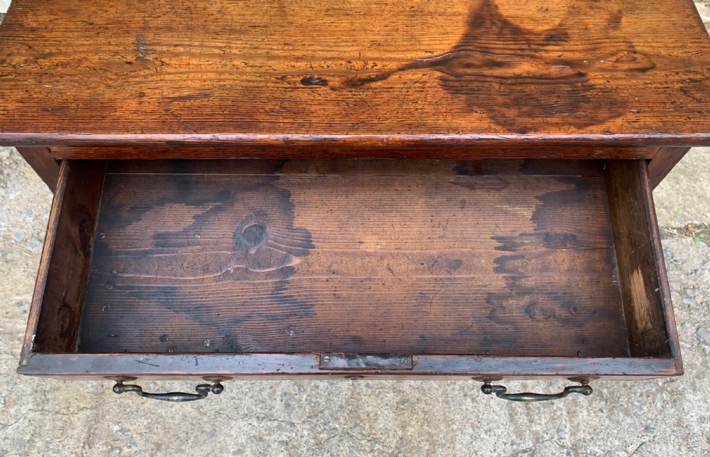 Antique Georgian Pine Lowboy View VII