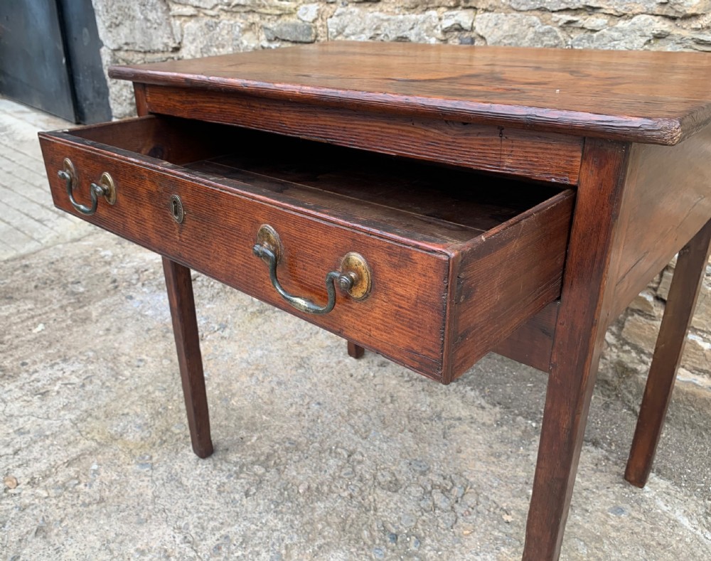 Antique Georgian Pine Lowboy View IX