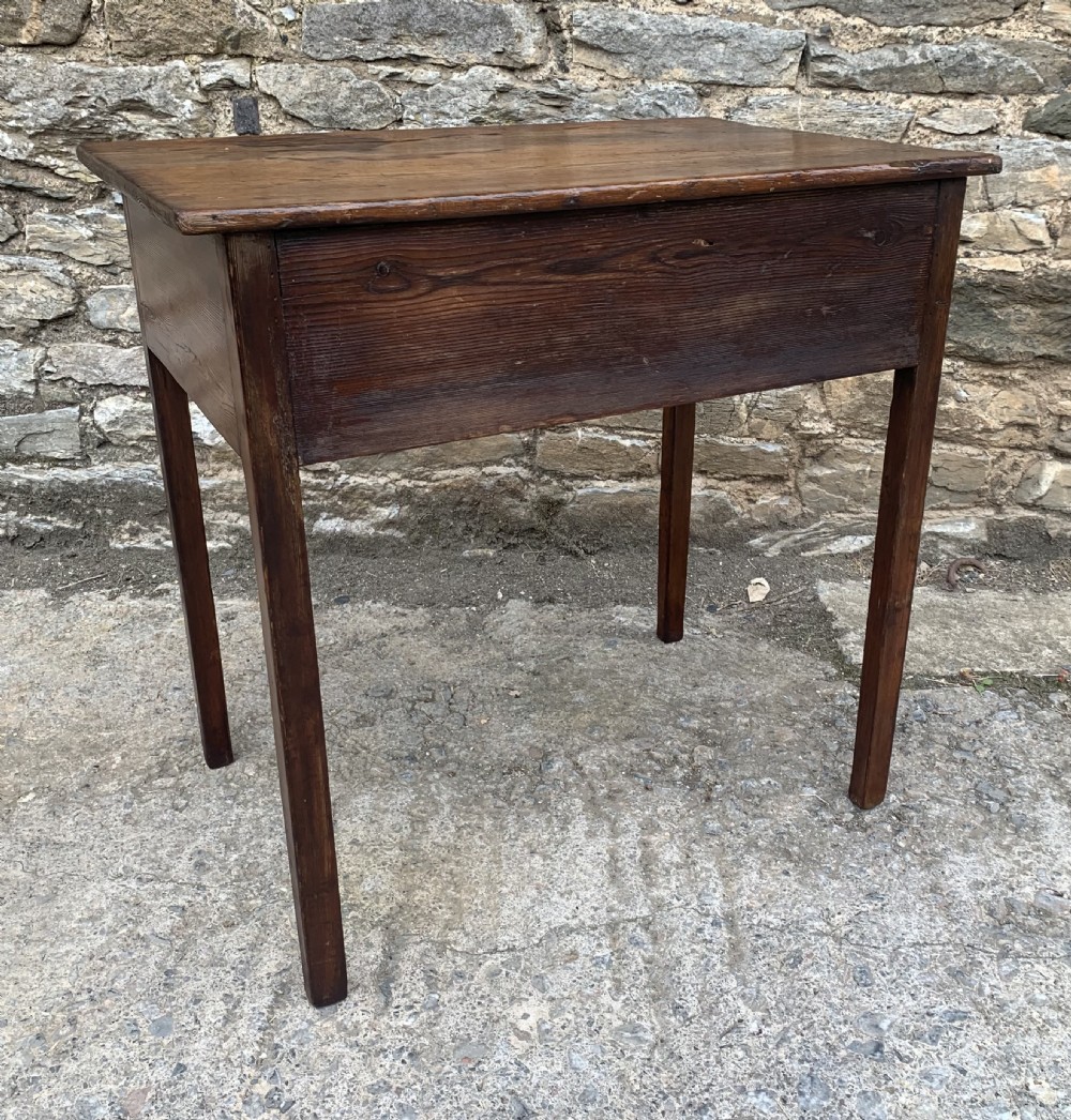 Antique Georgian Pine Lowboy View XII