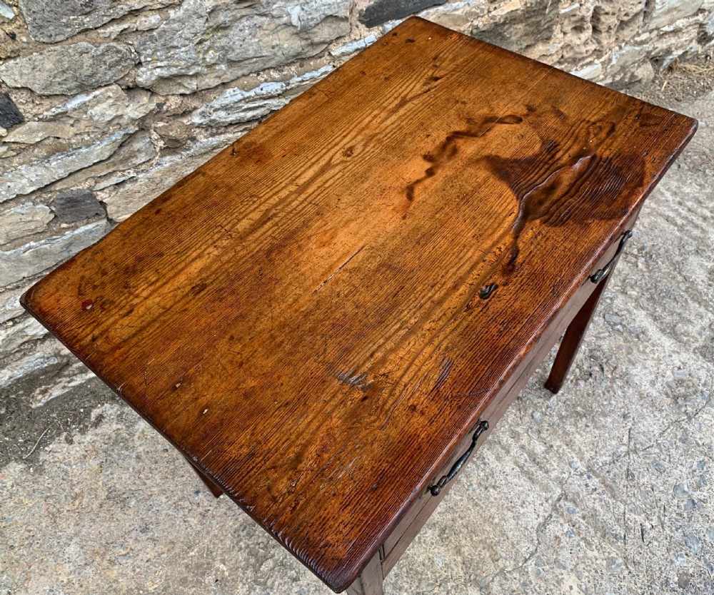 Antique Georgian Pine Lowboy View XV