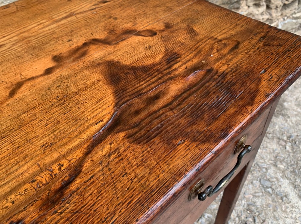 Antique Georgian Pine Lowboy View XVI