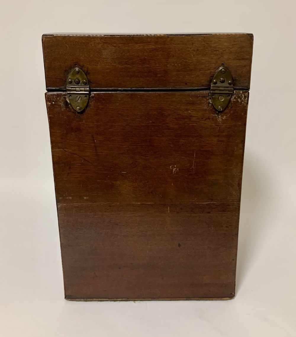 Georgian Mahogany Inlaid Knife Box View VIII