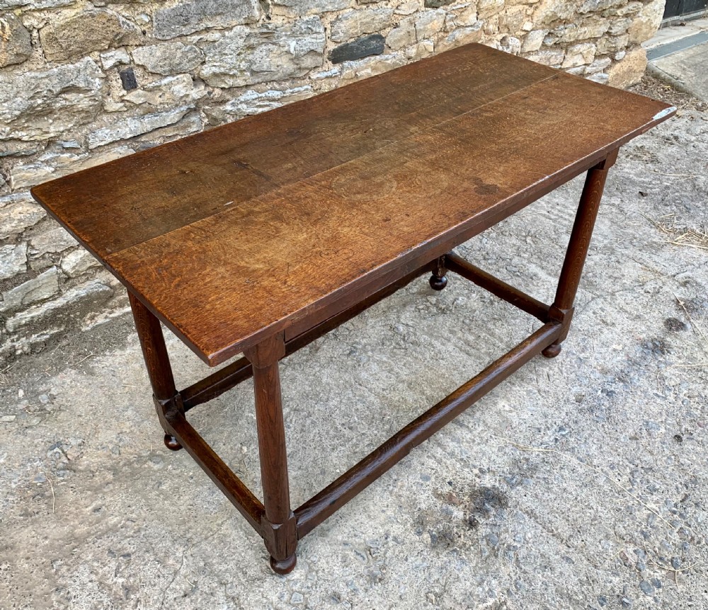 18th Century and Later Oak Refectory Table View III