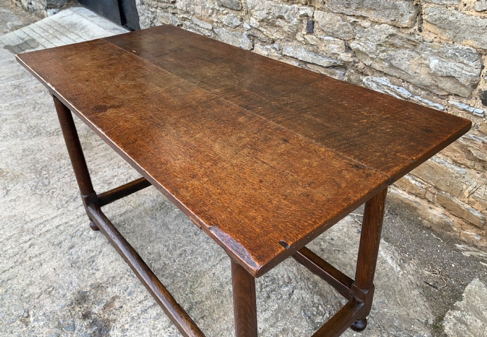 18th Century and Later Oak Refectory Table View V