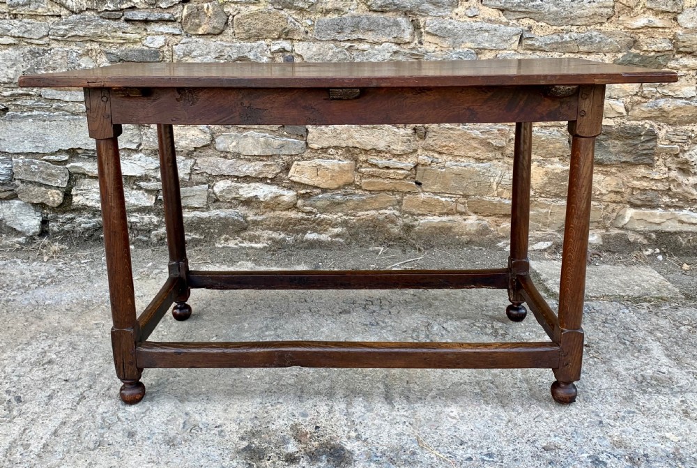 18th Century and Later Oak Refectory Table View VI