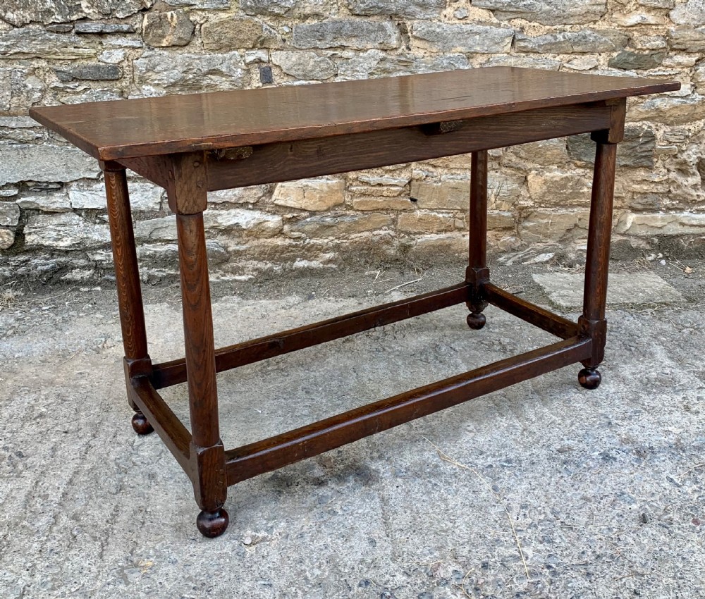 18th Century and Later Oak Refectory Table View IX
