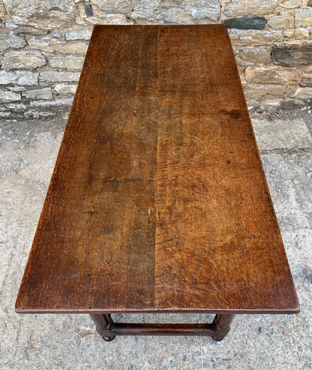 18th Century and Later Oak Refectory Table View XIV