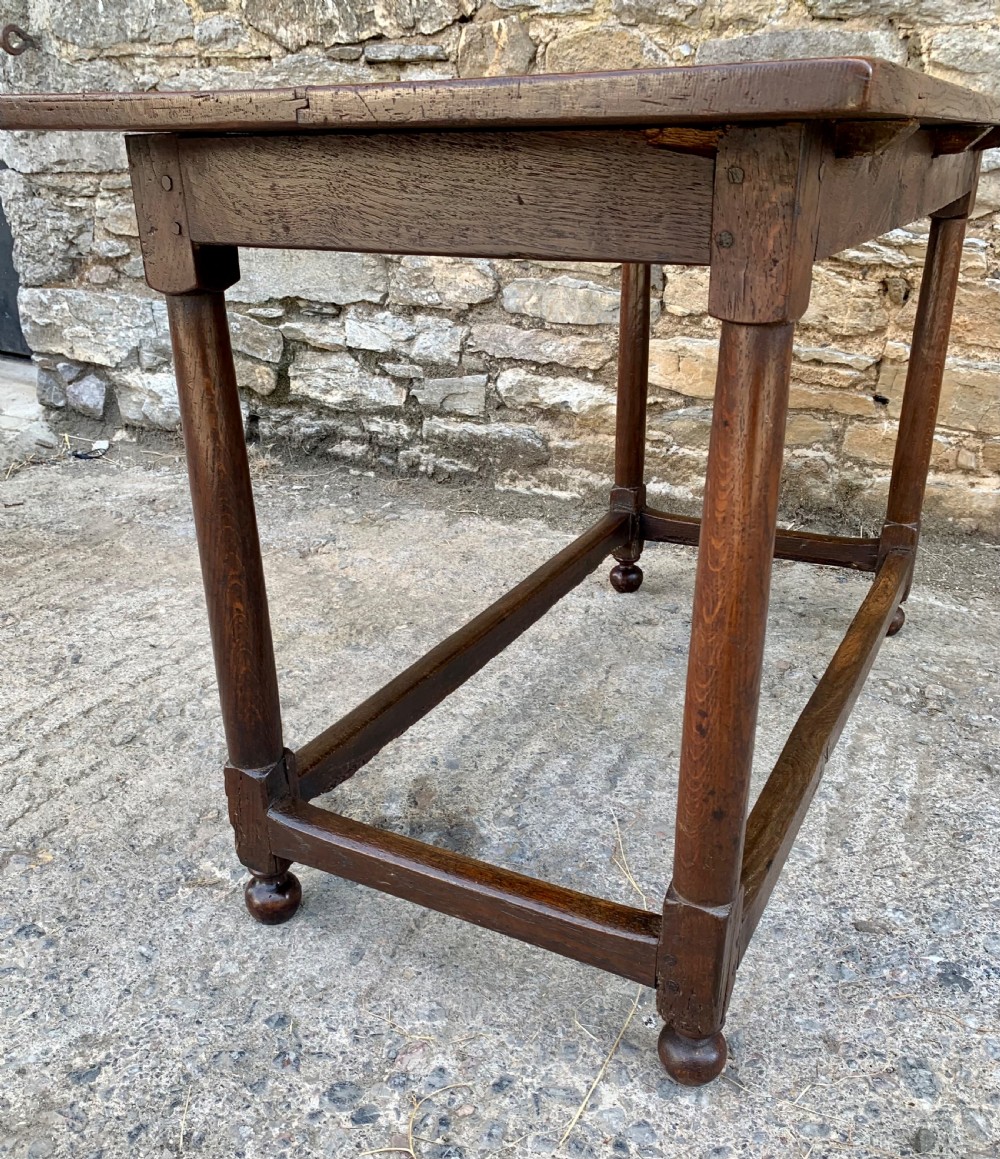 18th Century and Later Oak Refectory Table View XVI
