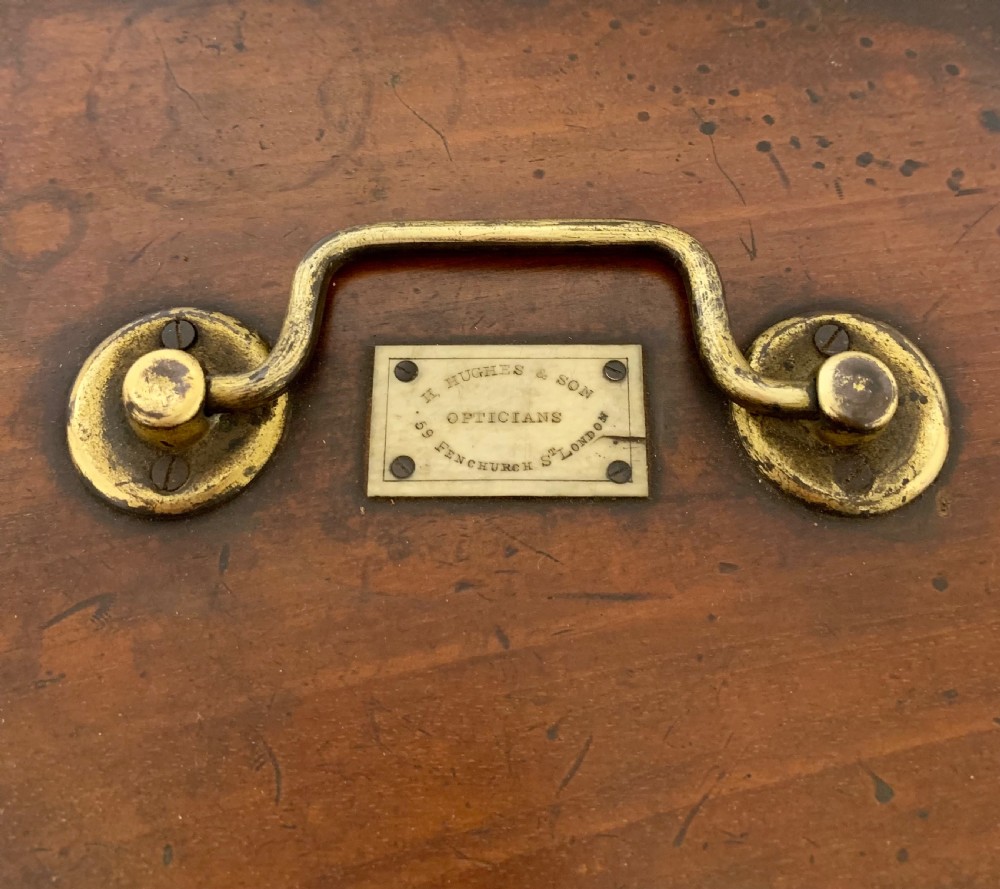 Antique Victorian Brass Bar Limb Microscope View XIV