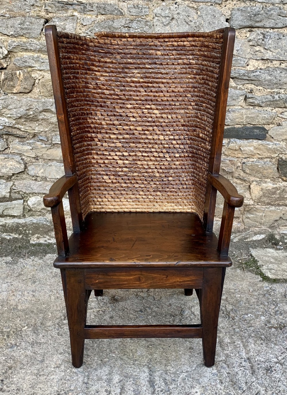 Antique Pine Ladies Orkney Chair 