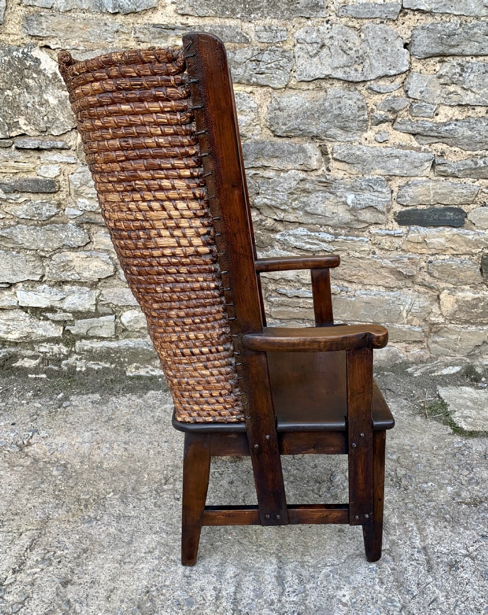 Antique Pine Ladies Orkney Chair  View X