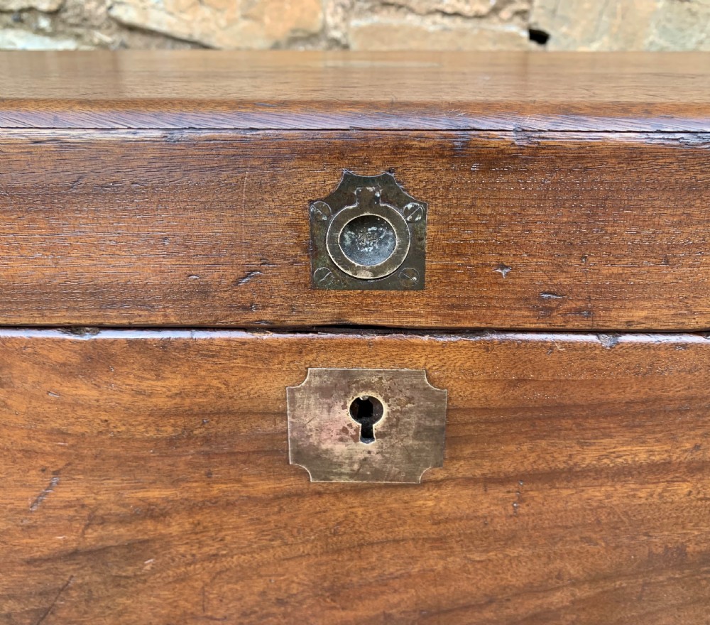 Antique Military Camphor Wood Trunk View III