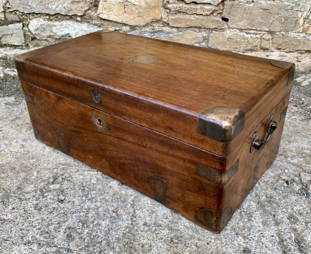 Antique Military Camphor Wood Trunk View VIII