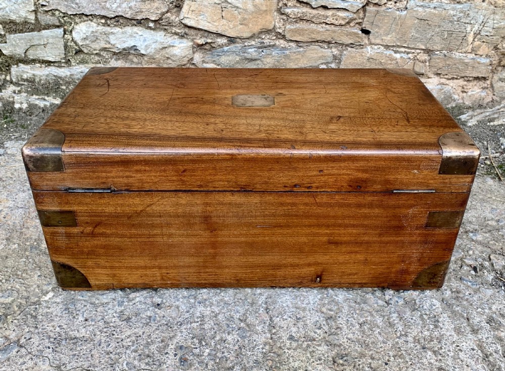 Antique Military Camphor Wood Trunk View XII