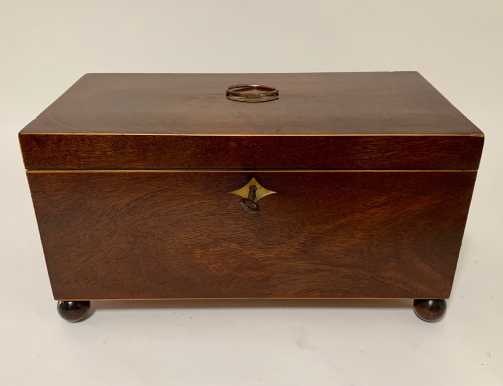 Georgian Mahogany Tea Caddy View II
