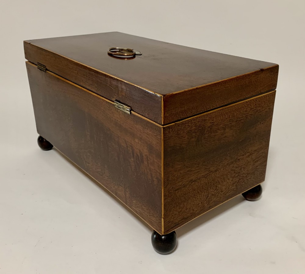 Georgian Mahogany Tea Caddy View V