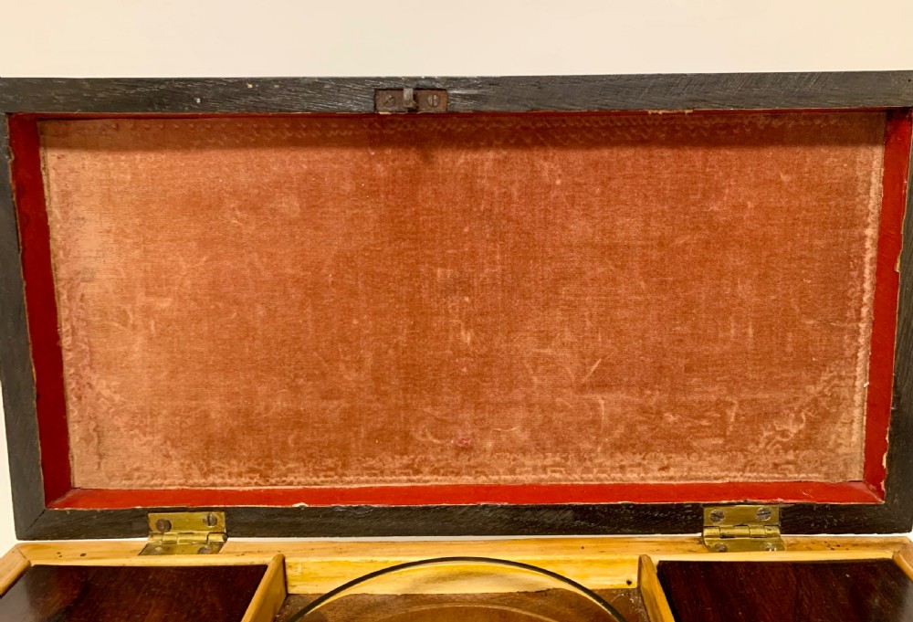 Georgian Mahogany Tea Caddy View XI