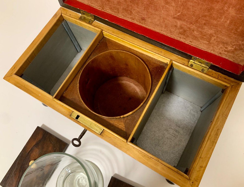 Georgian Mahogany Tea Caddy View XII