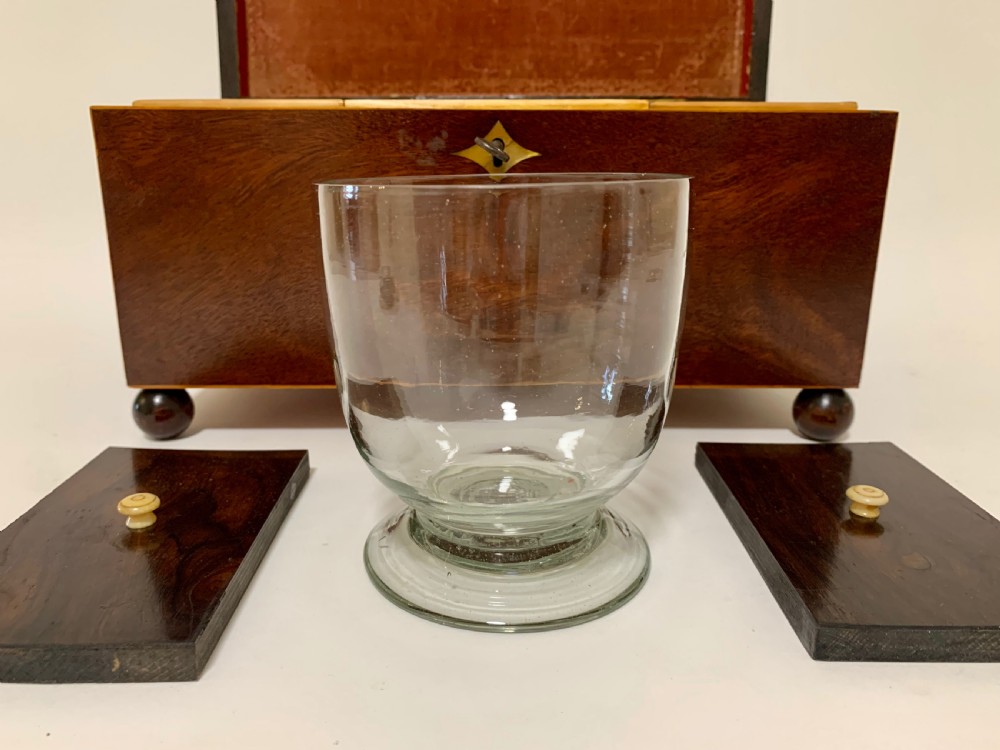 Georgian Mahogany Tea Caddy View XIV