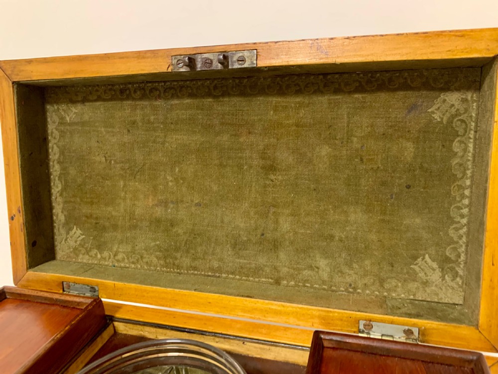 Regency Rosewood Bombe Tea Caddy View XII