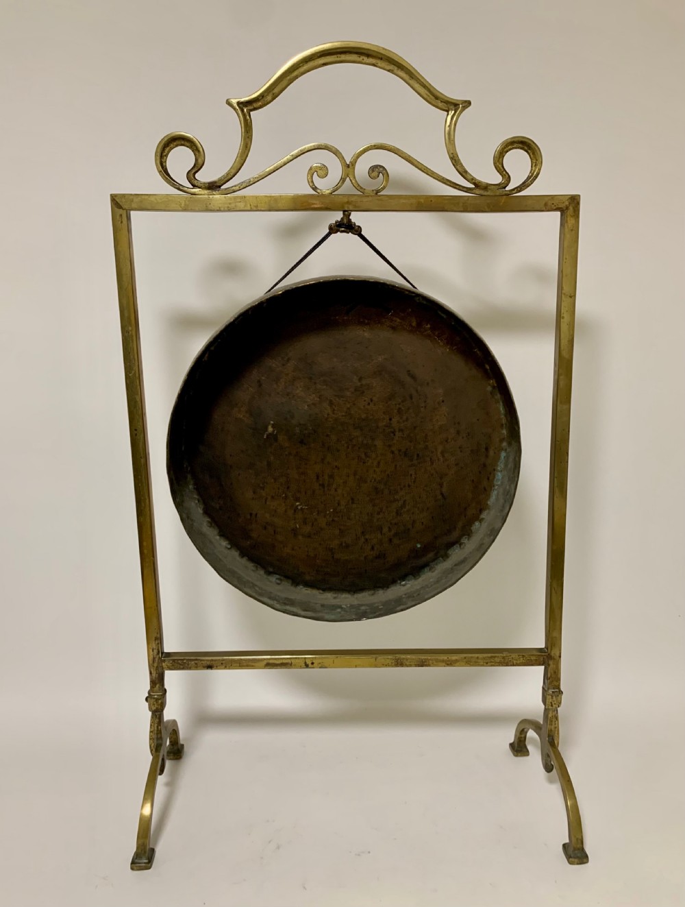 Large Antique Burmese Brass Dinner Gong View III