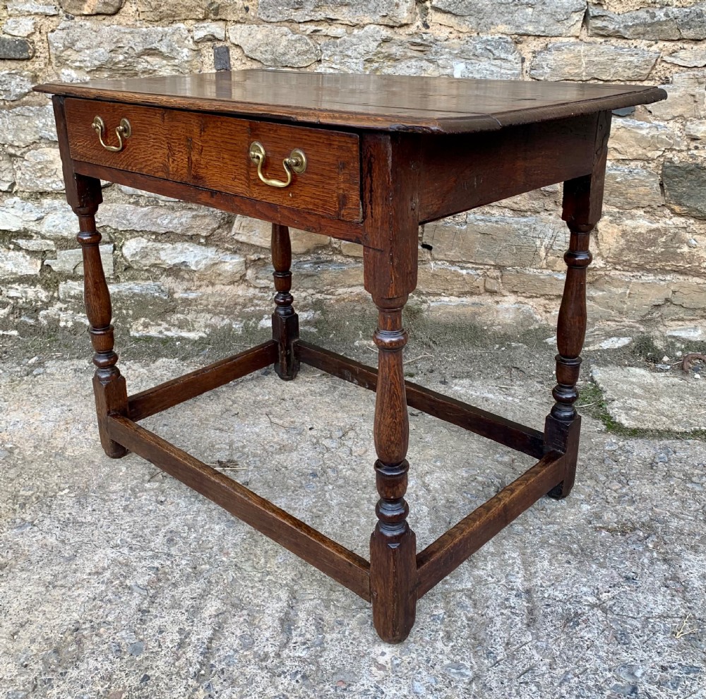 18th Century Oak Side Table View V