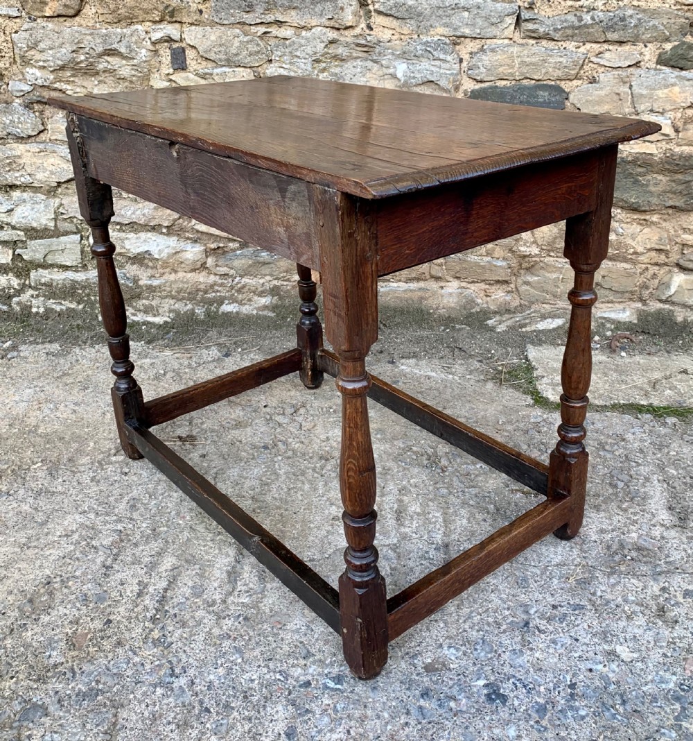 18th Century Oak Side Table View VIII