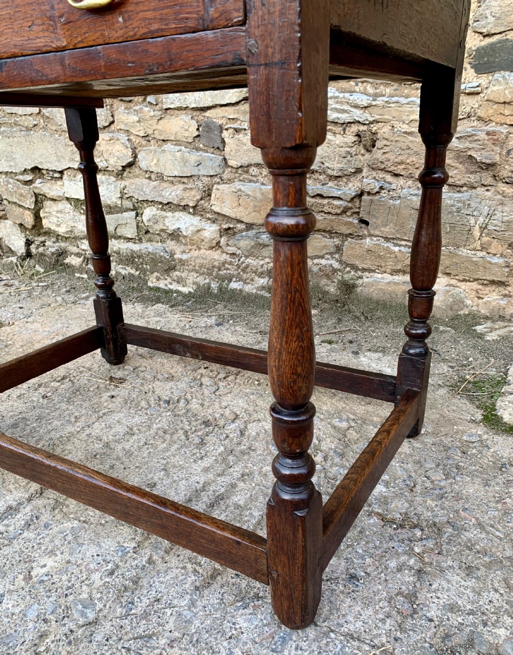 18th Century Oak Side Table View XII