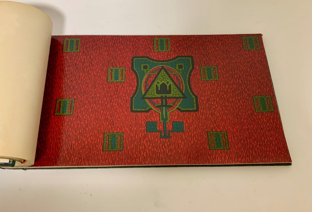 Antique 1911 Floorcloth Salesman's Sample Book View VIII