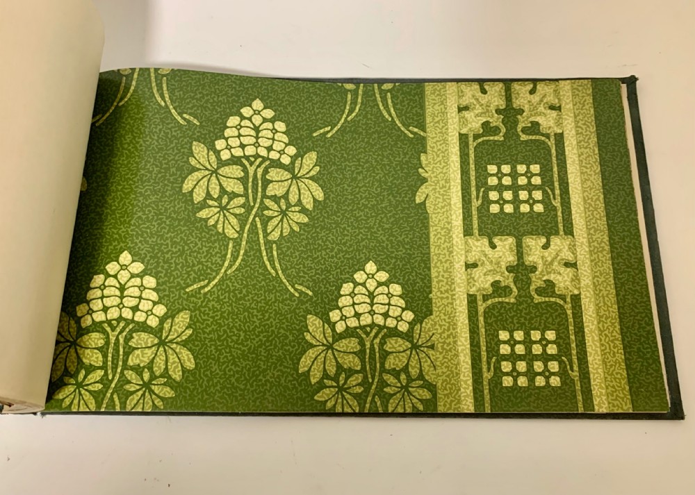 Antique 1911 Floorcloth Salesman's Sample Book View X