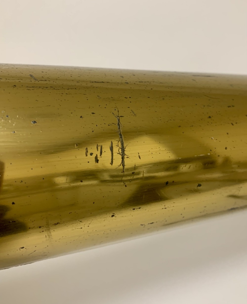 Antique Victorian Brass Library Telescope on Tripod View XV