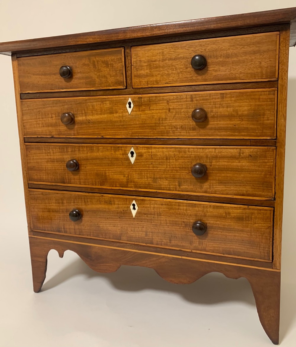 Antique Miniature Apprentice Chest of Drawers View II