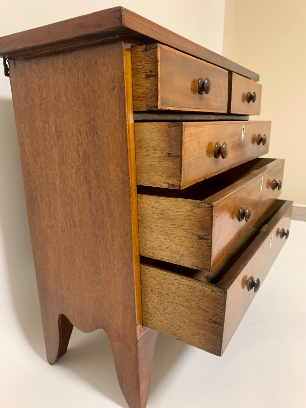 Antique Miniature Apprentice Chest of Drawers View IV