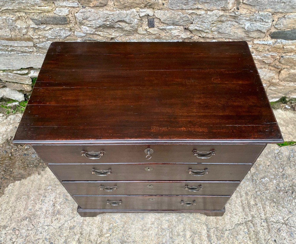 Small Georgian Oak Chest of Drawers View V