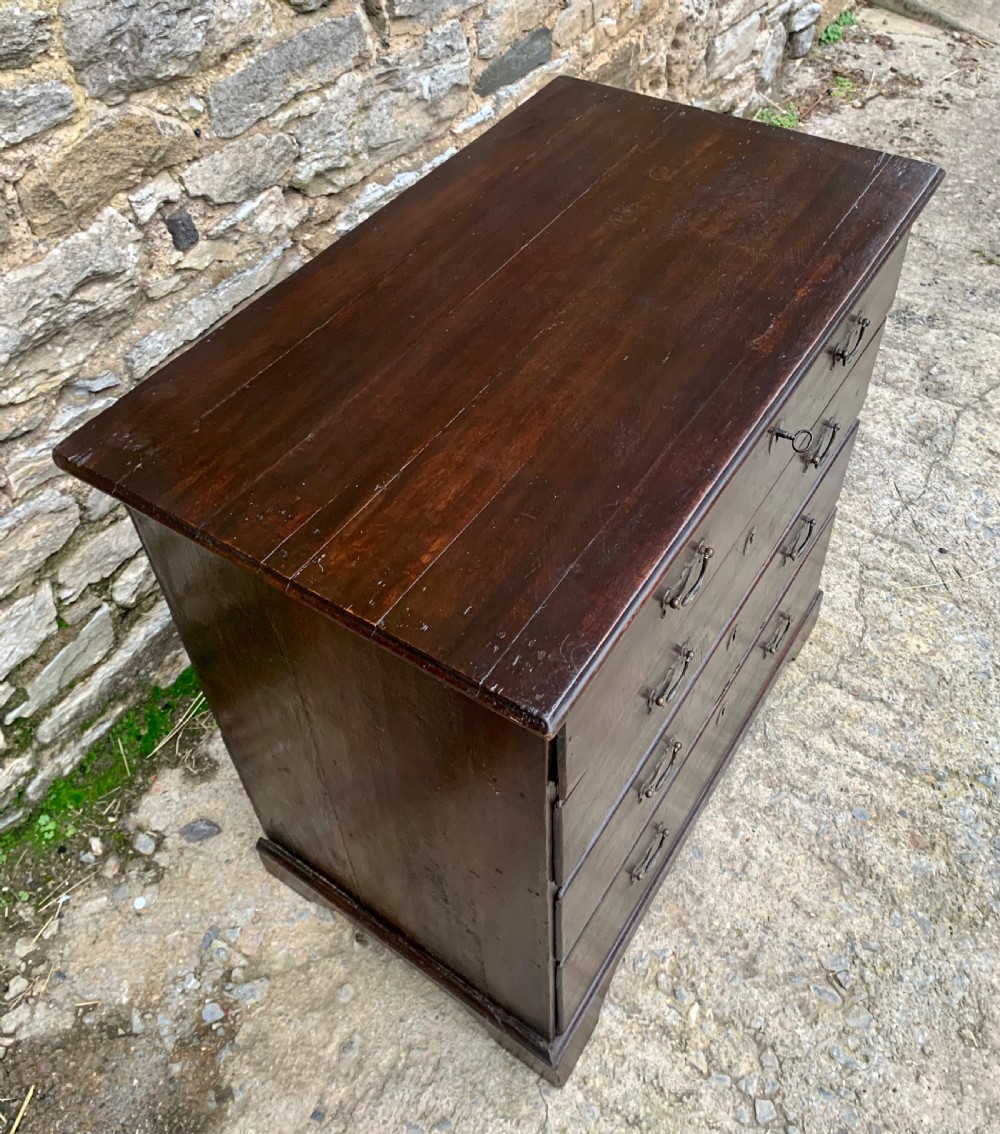 Small Georgian Oak Chest of Drawers View VII