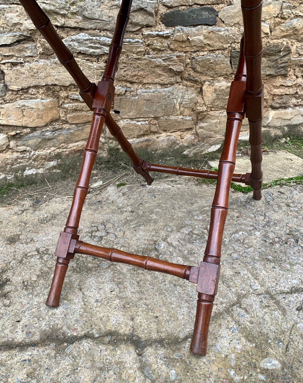 Victorian Mahogany Folding Butlers Tray View IX
