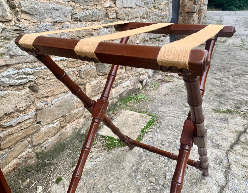 Victorian Mahogany Folding Butlers Tray View XVI