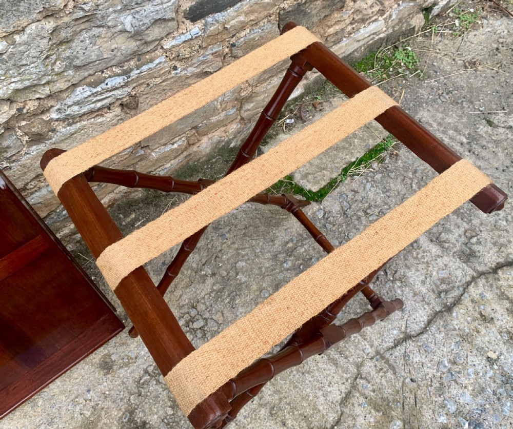 Victorian Mahogany Folding Butlers Tray View XVII