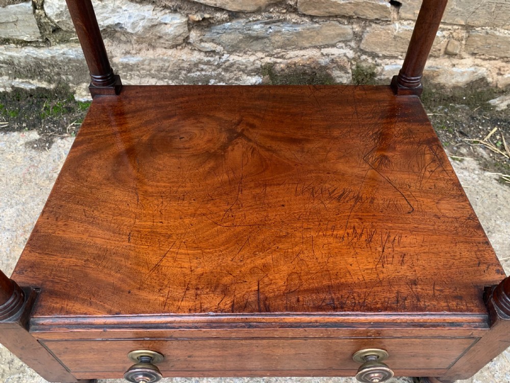 Antique George III Mahogany Whatnot View XI