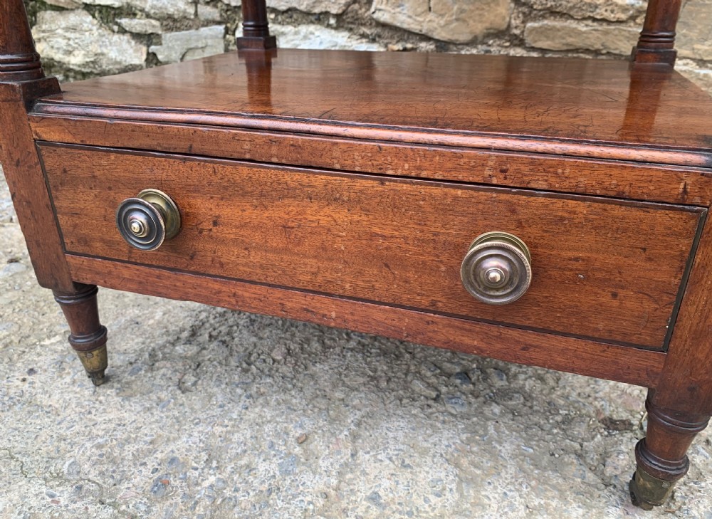 Antique George III Mahogany Whatnot View XII