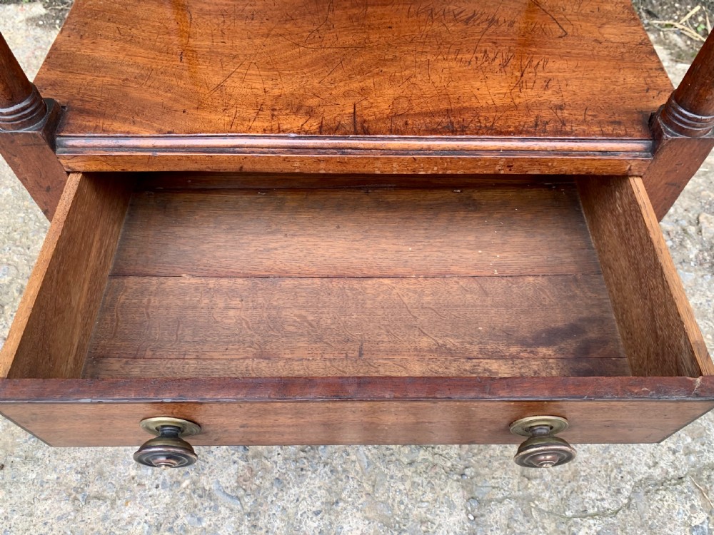 Antique George III Mahogany Whatnot View XIII