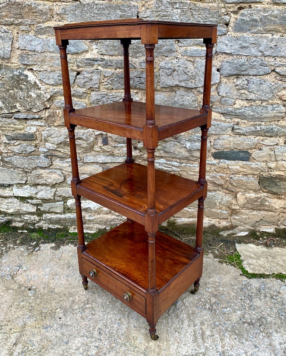 Antique George III Mahogany Whatnot View XIV