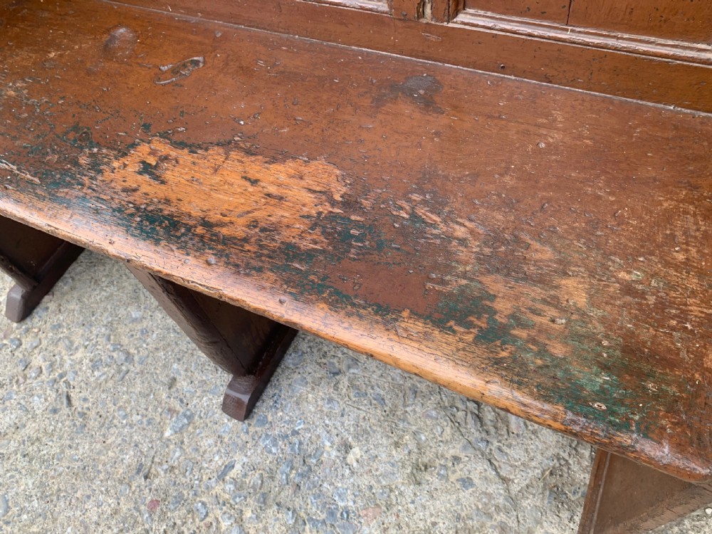Antique Westcountry Pine Tavern Settle View XIX
