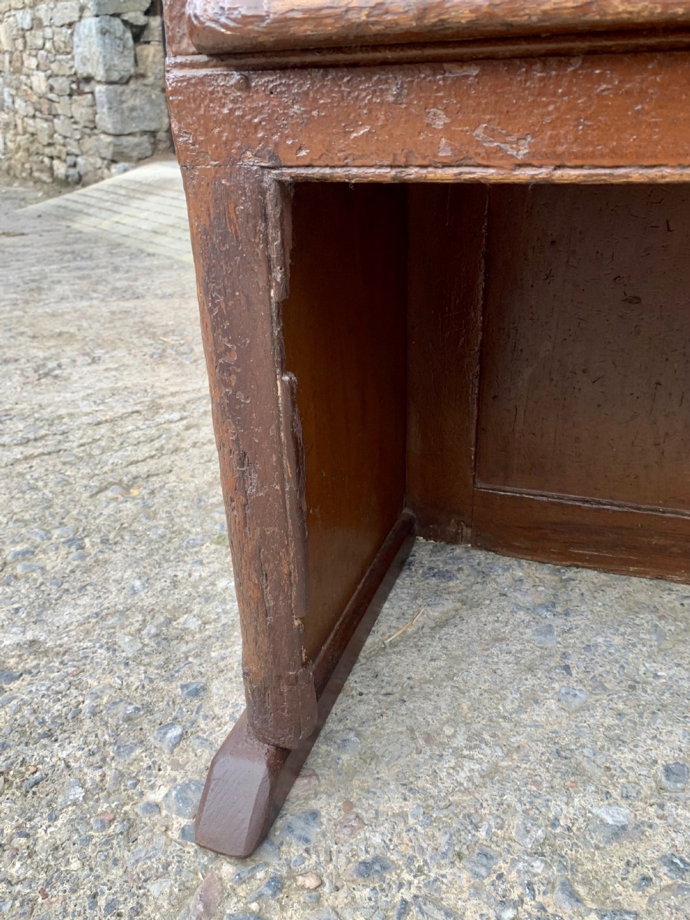 Antique Westcountry Pine Tavern Settle View XX
