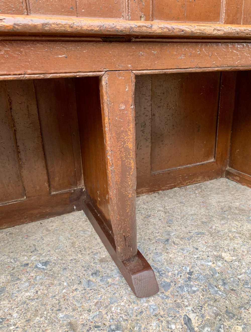 Antique Westcountry Pine Tavern Settle View XXI